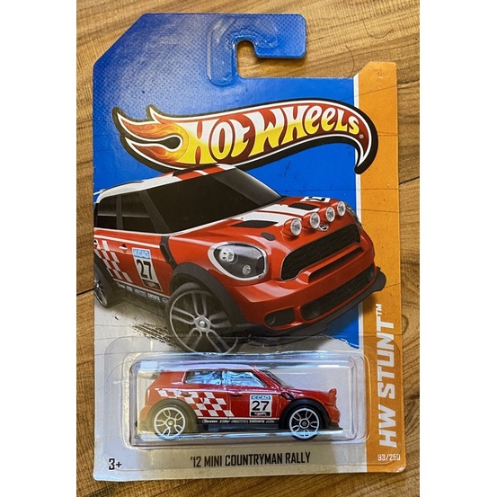 HOT WHLEES 風火輪 小汽車 MINI COUNTRYMAN RALLY 紅 蝦皮購物