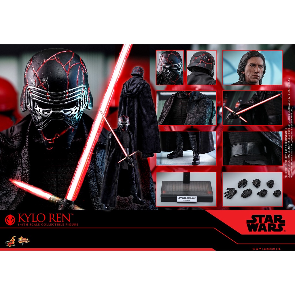 全新 野獸國 Hot Toys MMS 星際大戰 凱羅 忍 Kylo Ren 非 MMS 蝦皮購物
