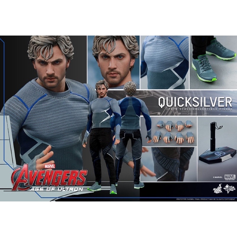 HOT TOYS 人偶 MMS 復仇者聯盟 奧創紀元 快銀 Quicksilver 蝦皮購物
