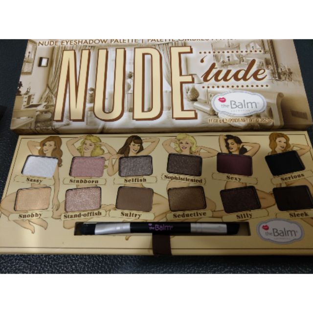 the Balm NUDE tude 眼影盤 裸女盤 二手 蝦皮購物