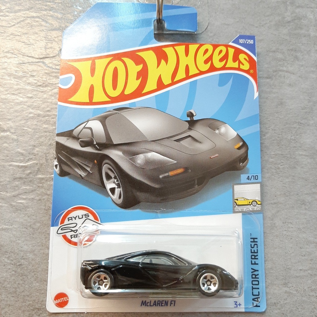 小賈車庫 HOT WHEELS 風火輪 McLAREN F 麥拉輪 黑色 RYUS RIDE ASADA 蝦皮購物