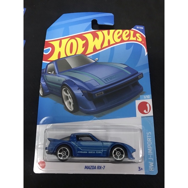 風火輪 hot wheels 馬自達 mazda rx RX jdm 日本 藍色 普卡 蝦皮購物