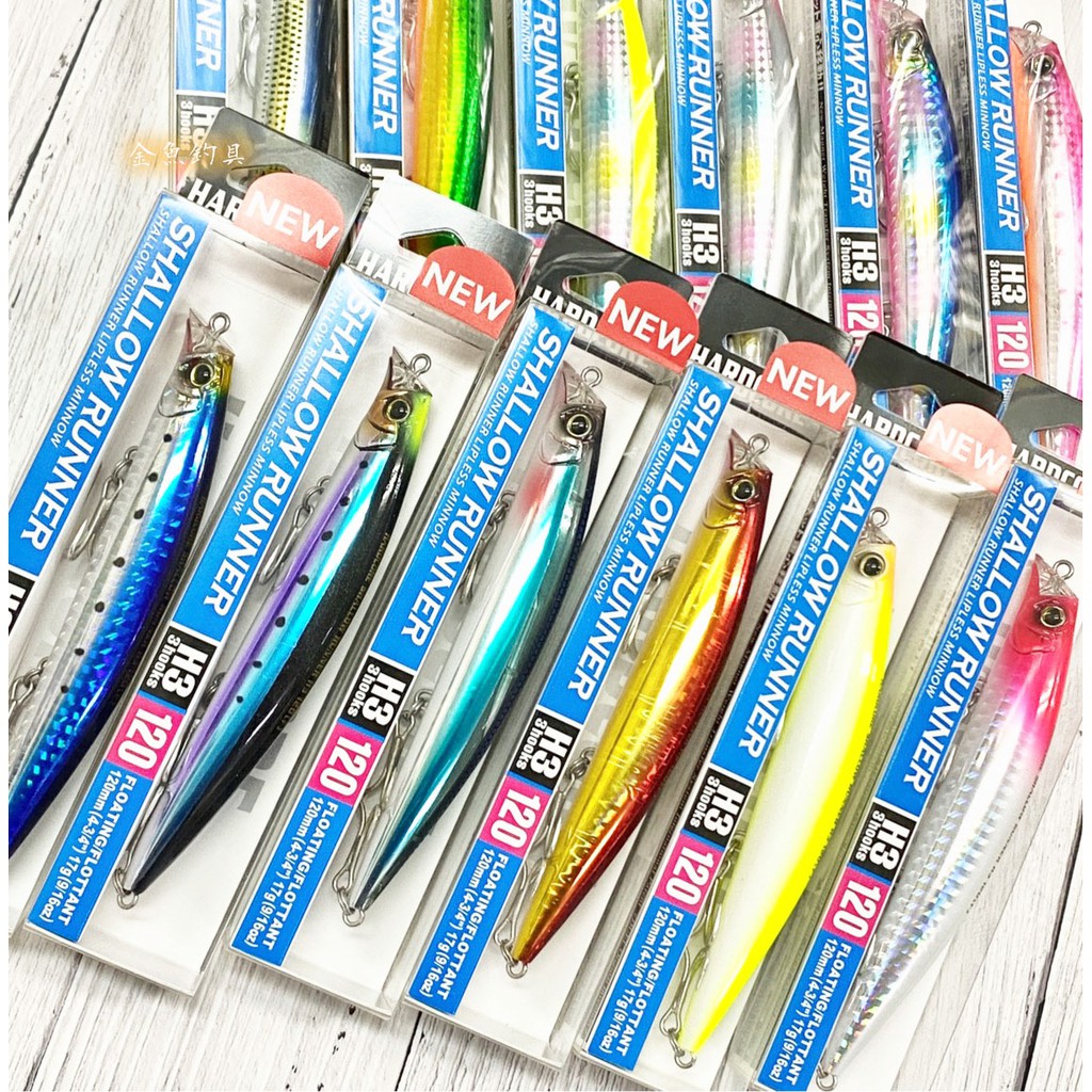 DUEL HARDCORE SHALLOW RUNNER MINNOW 米諾 假餌 浮水米諾 海鱸 BASS餌 蝦皮購物