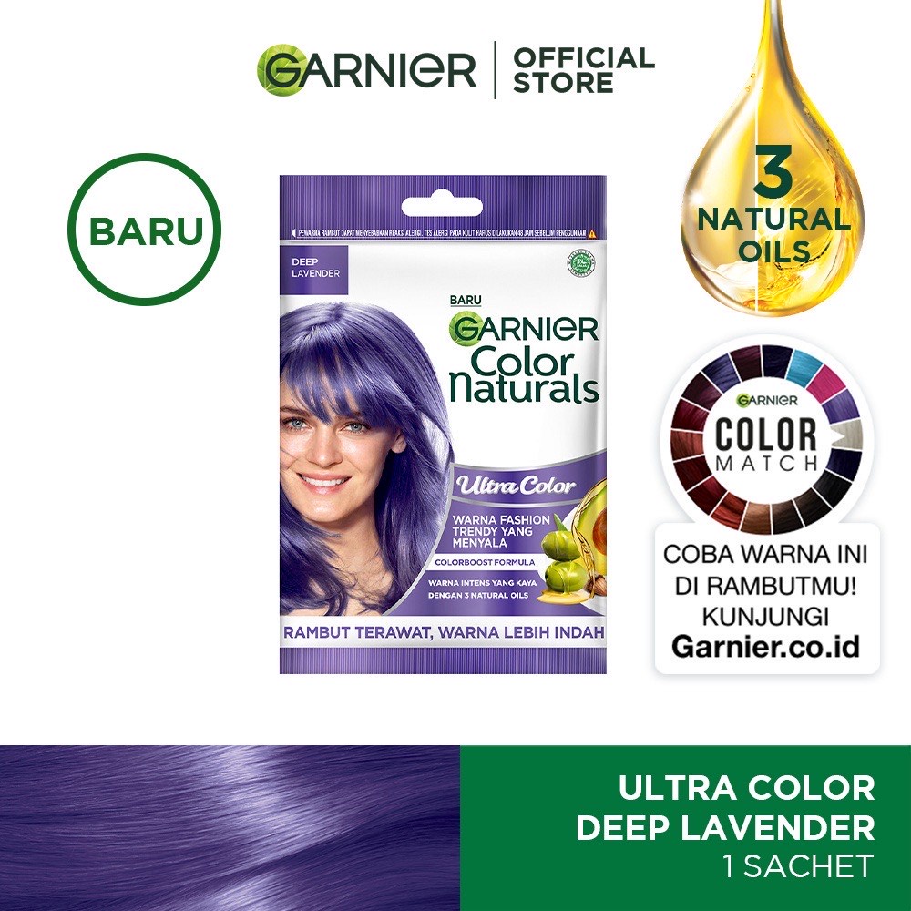 Garnier Pewarna Rambut Cat rambut Ash Blonde Semir hair 蝦皮購物