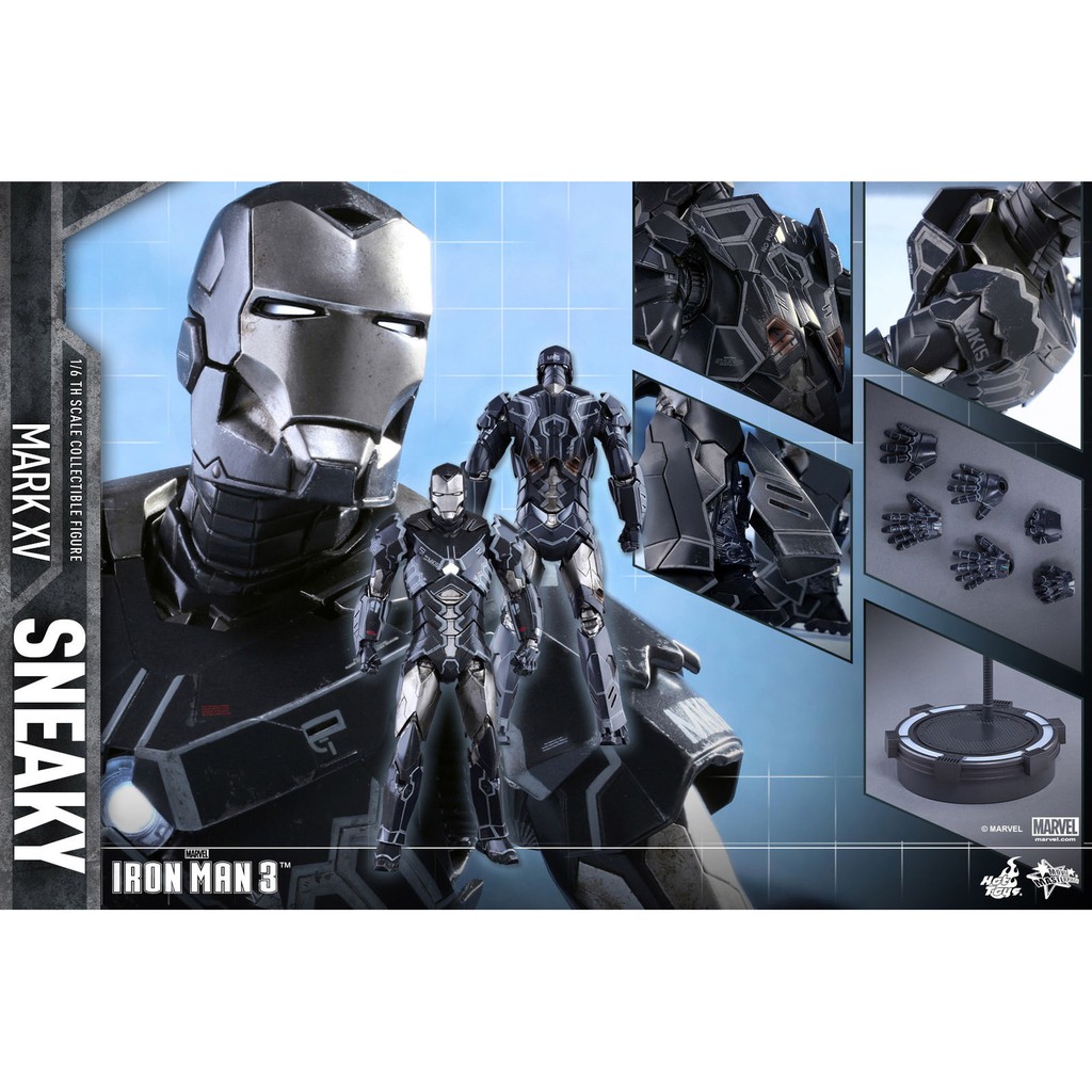 全新未拆 一次膠 HOT TOYS MMS 鋼鐵人 Mark MK 蹤匿 詭秘 蝦皮購物