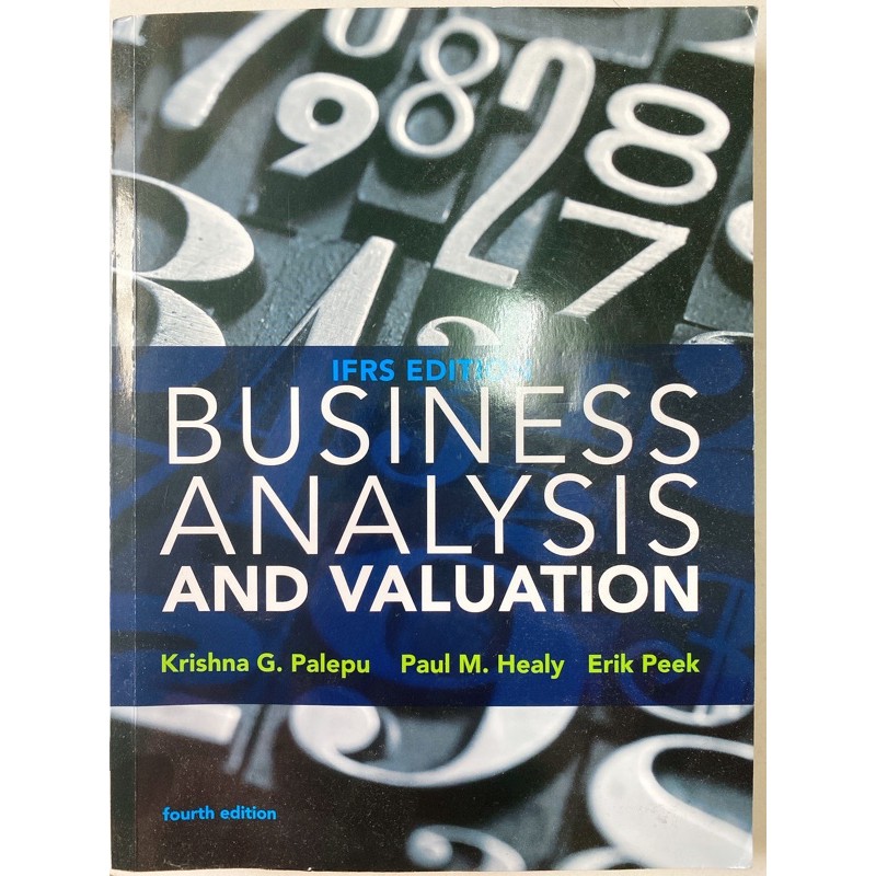 Business Analysis and ValuationIFRS Edition 第四版 二手 蝦皮購物