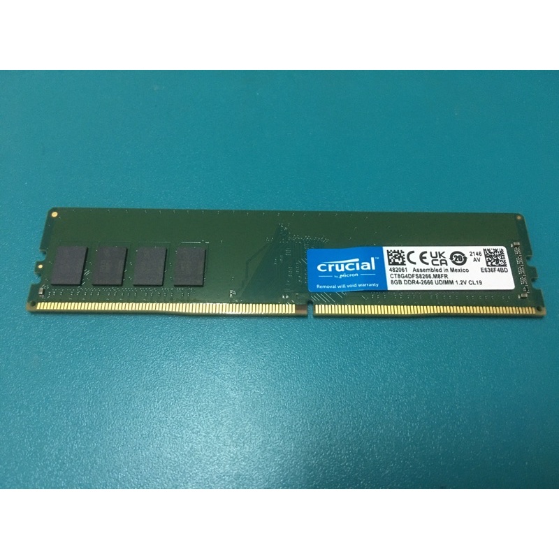 美光 DDR4 2666 8G 單面 記憶體 CT8G4DFS8266 CT8G4DFRA266 蝦皮購物