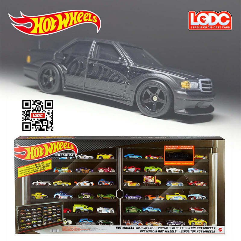 Hot Wheels 風火輪 Display Case 展示盒 附Mercedes Benz E 蝦皮購物