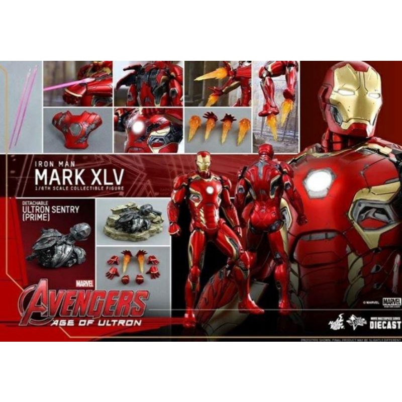 全新未拆 Hot Toys MMS 奧創紀元 鋼鐵人 MK 蝦皮購物