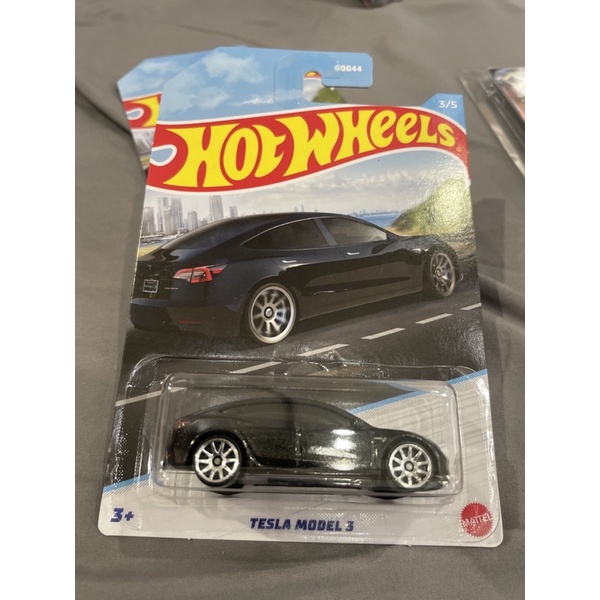 風火輪 Hot Wheels GDG44 湛藍公路 特斯拉 TESLA MODEL3 MODEL 3 黑色 蝦皮購物