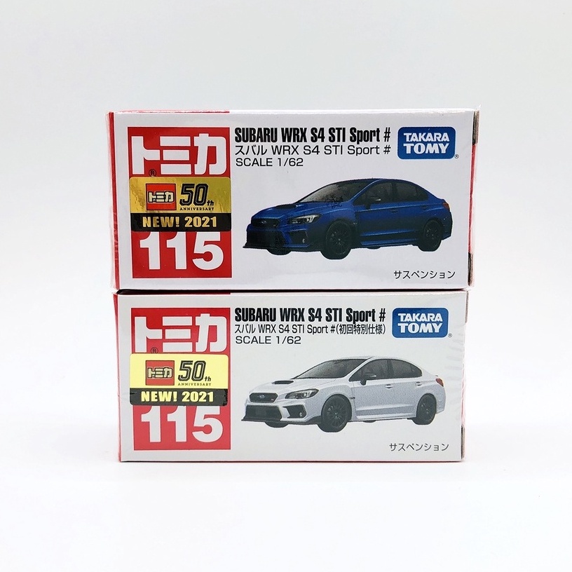 現貨TOMICA 多美小汽車 NO 115 速霸陸 SUBARU WRX S4 STI Sport 一般 初回 蝦皮購物