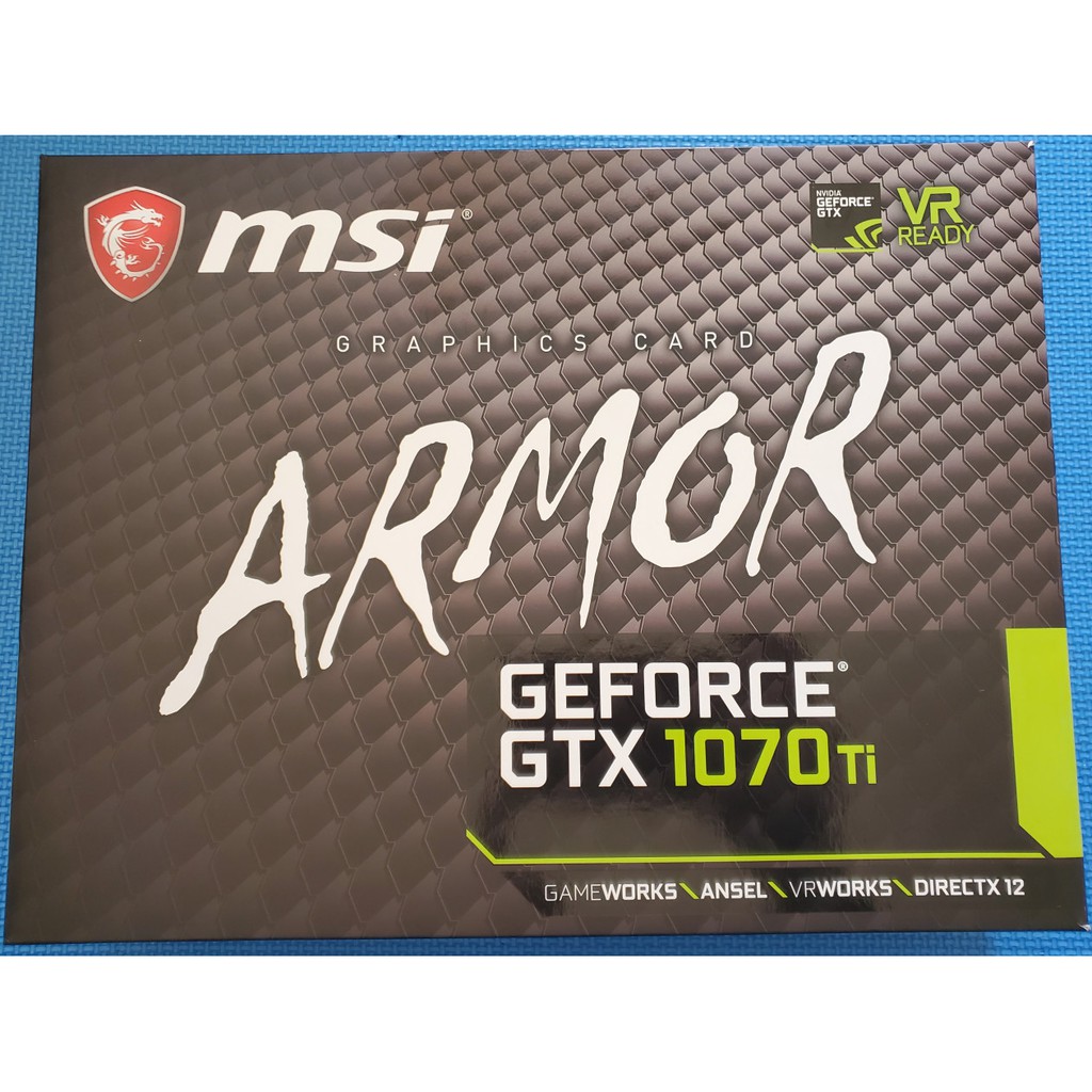 MSI微星 GTX1070TI ARMOR 8G OC 蝦皮購物