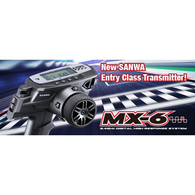 創億RC Sanwa新上市 MX 6 2 4g 槍控 RX 391W 防水接收器 MX6 附中文說明 蝦皮購物