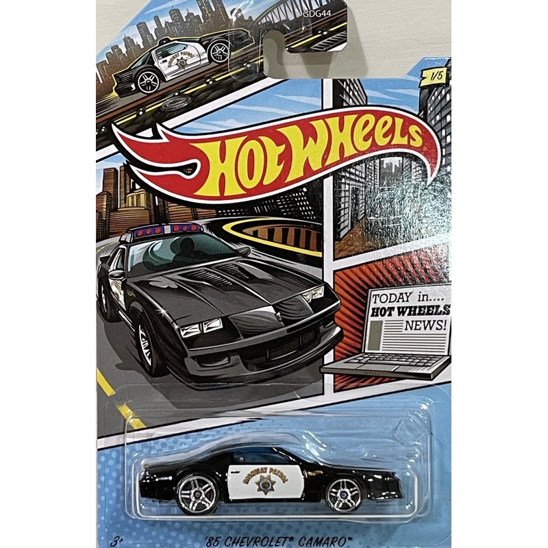 風火輪 Hot Wheels 動漫警車組 NYPD 85 CHEVROLET CAMARO 蝦皮購物