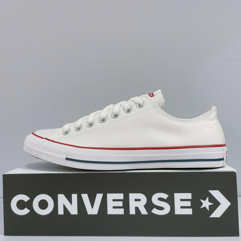 CONVERSE ALL STAR OX OPTICAL WHITE 男女款 白色 經典款 舒適 帆布鞋 M7652C 蝦皮購物