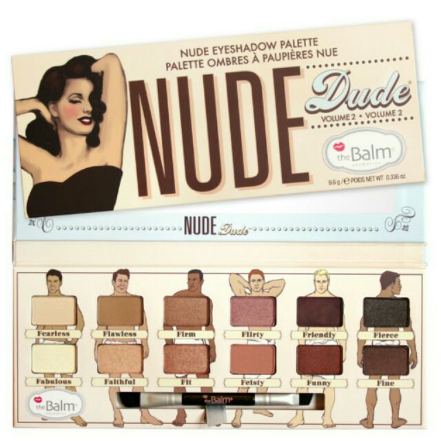 現貨The balm nude tude 裸男 眼影盤 蝦皮購物