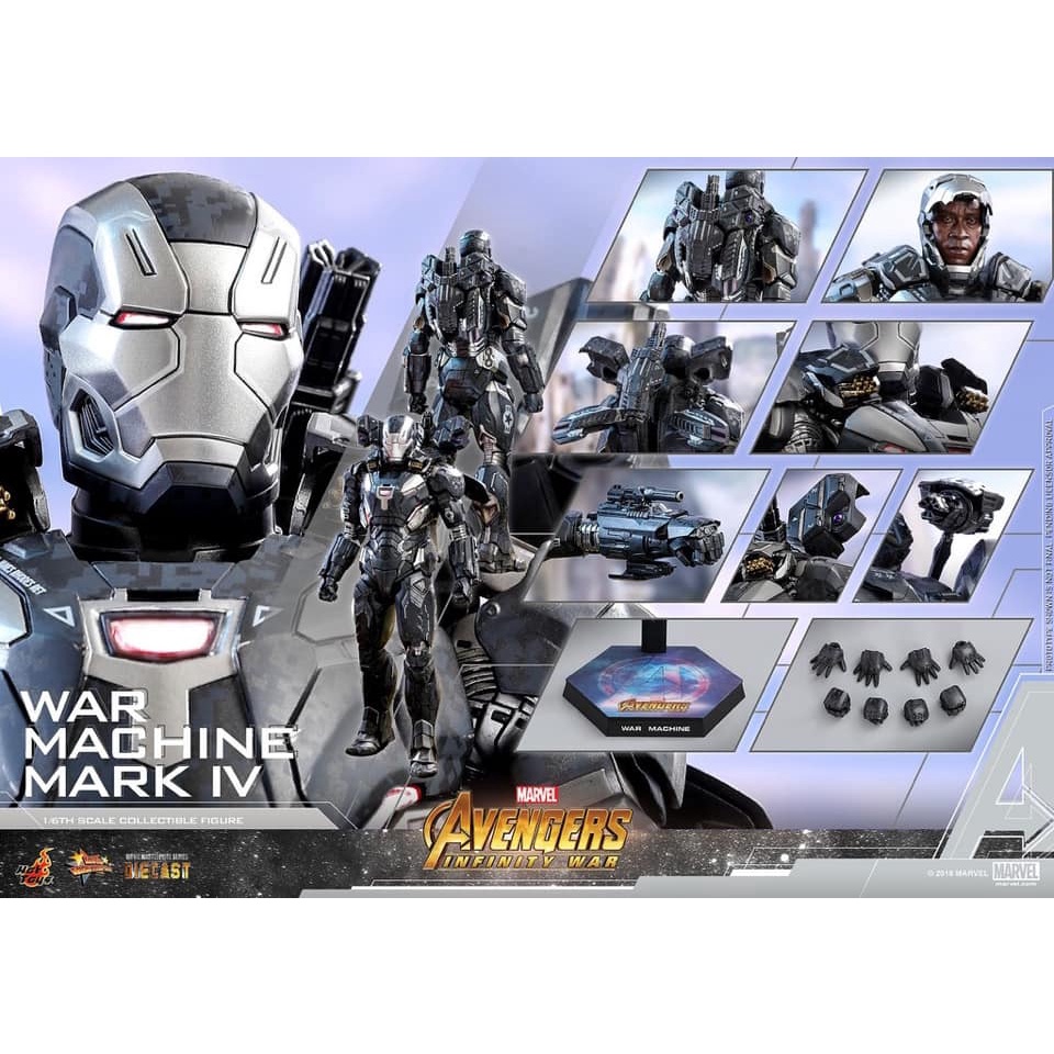 玩具狂人現貨 HOT TOYS MMS499 復仇者聯盟3 無限之戰戰爭機器 合金 MK4 蝦皮購物