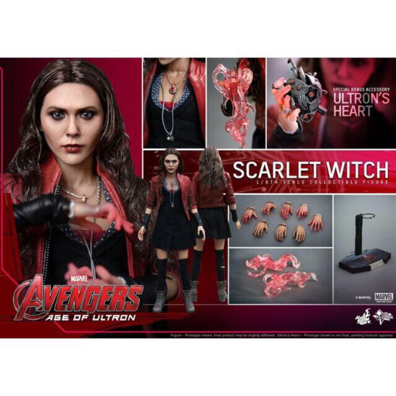 HOT TOYS MMS 復仇者聯盟 奧創紀元 緋紅女巫 蝦皮購物
