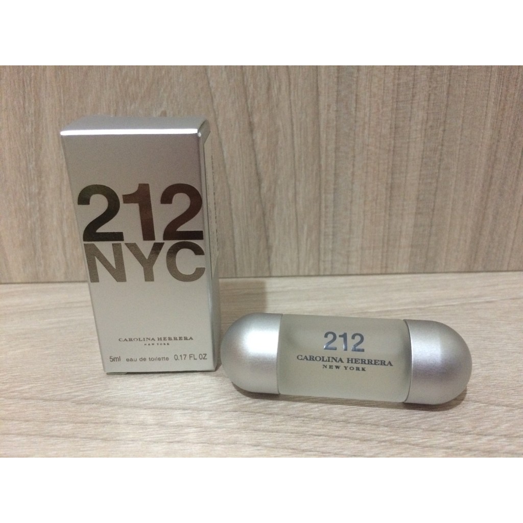 Carolina Herrera 212 都會女性淡香水5ml 小香水 專櫃公司貨 蝦皮購物