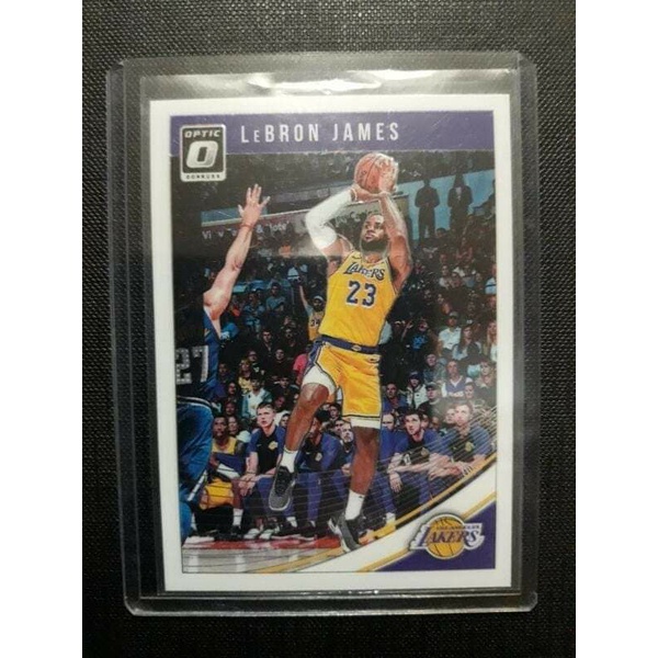 2018 19 Lebron James PANINI Donruss Optic 洛杉磯湖人隊 新人卡籃球員卡 蝦皮購物