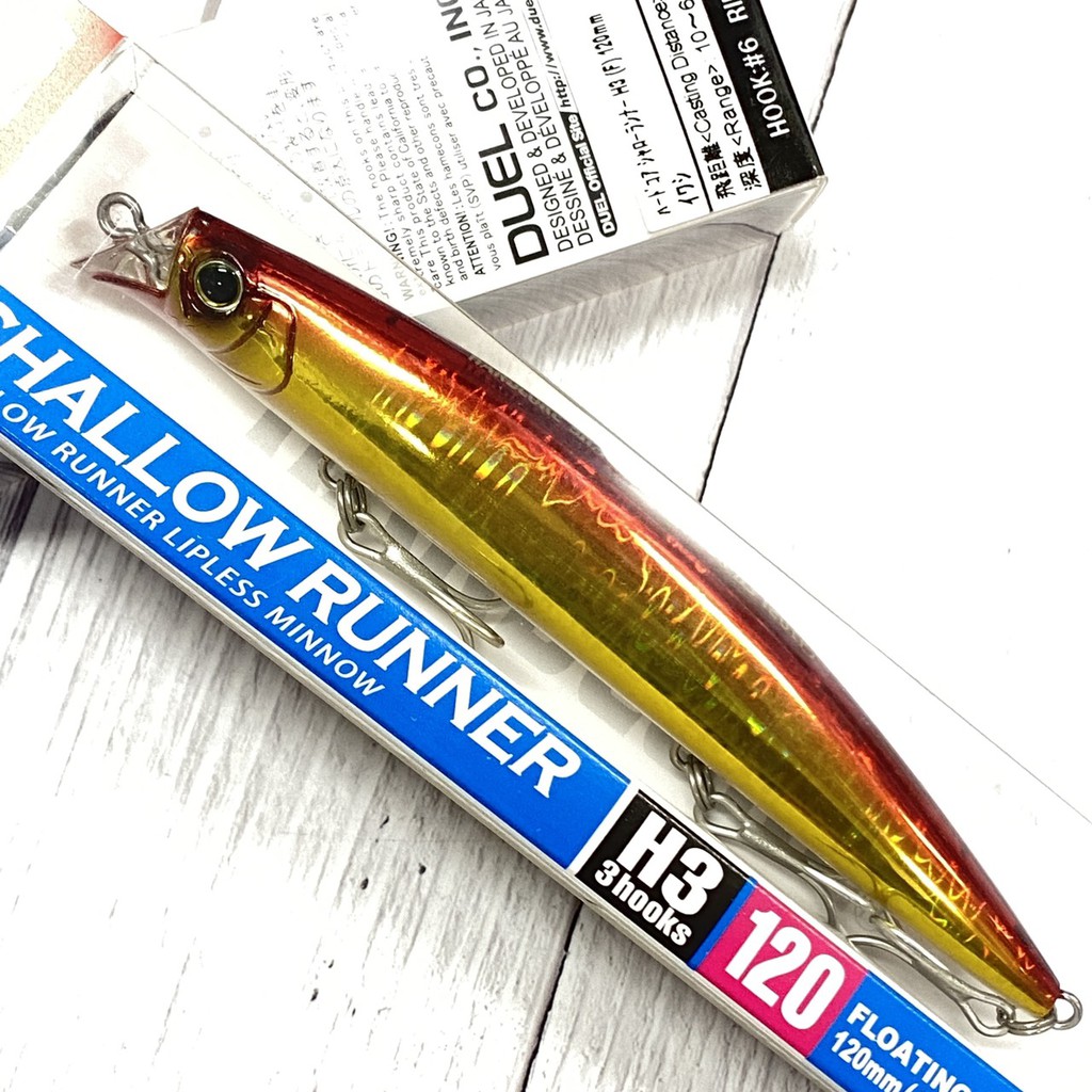 Duel Hardcore Shallow Runner Minnow Bass