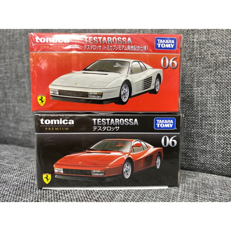 Takara tomy 多美小汽車 PRMIUM 黑盒06 法拉利 TESTAROSSA 一組兩台 蝦皮購物