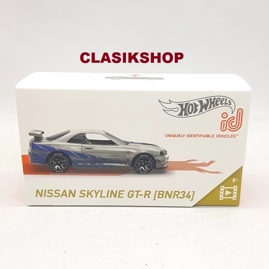HOT WHEELS Hotwheels 風火輪 ID 盒 Nissan Skyline GTR R34 Fast Fu 蝦皮購物