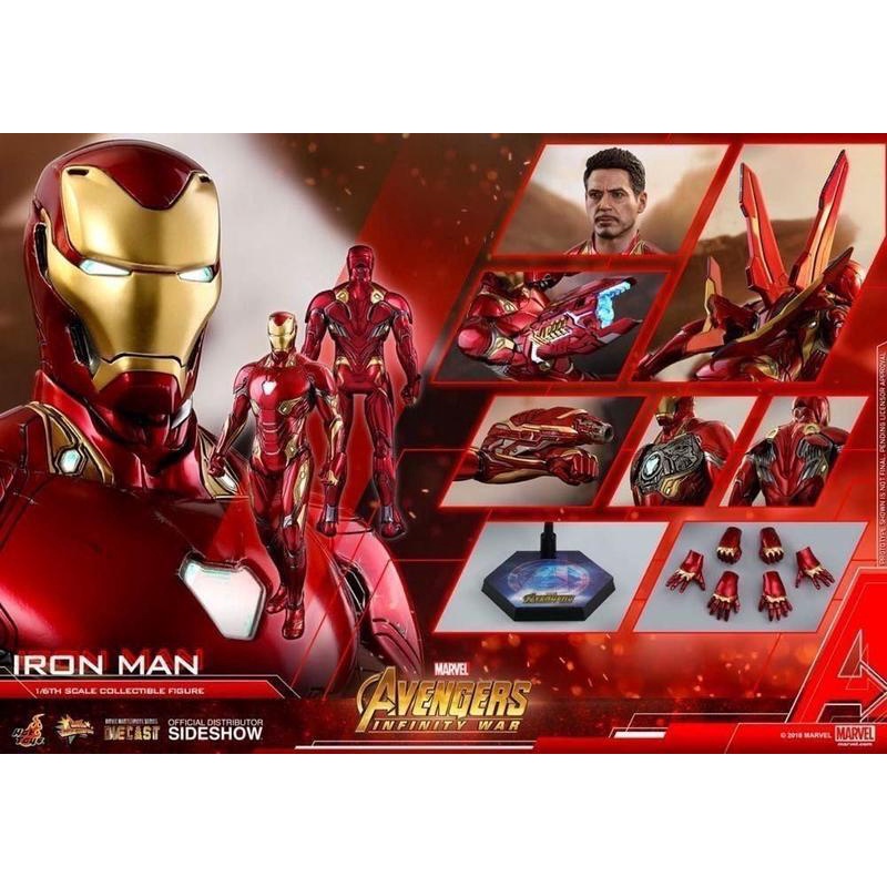 咩咩Q 二手 Hot Toys MMS 合金 復仇者聯盟 Iron Man 鋼鐵人 MK 馬克 蝦皮購物