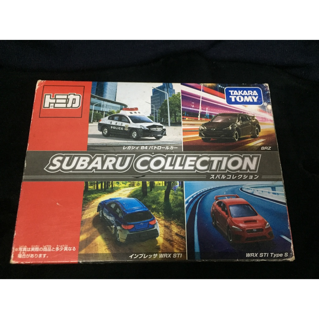 多美 tomica 速霸陸 subaru collection b4 brz wrx sti type s 盒 組 四台 蝦皮購物