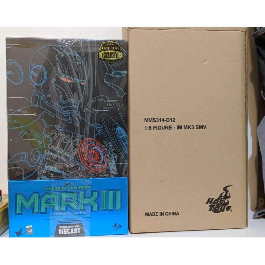 HOT TOYS MMS D 鋼鐵人Mark III 馬克 潛行版 全新未拆 蝦皮購物
