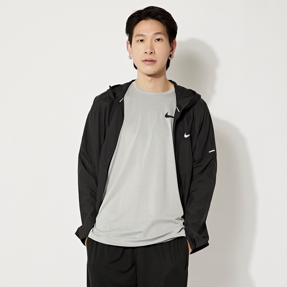 Nike AS M RPL MILER JKT 男 黑 運動 訓練 慢跑 風衣 外套 DD4747 010 蝦皮購物