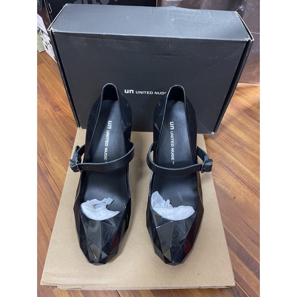 UN UNITED NUDE 女 高跟鞋 黑色 蝦皮購物