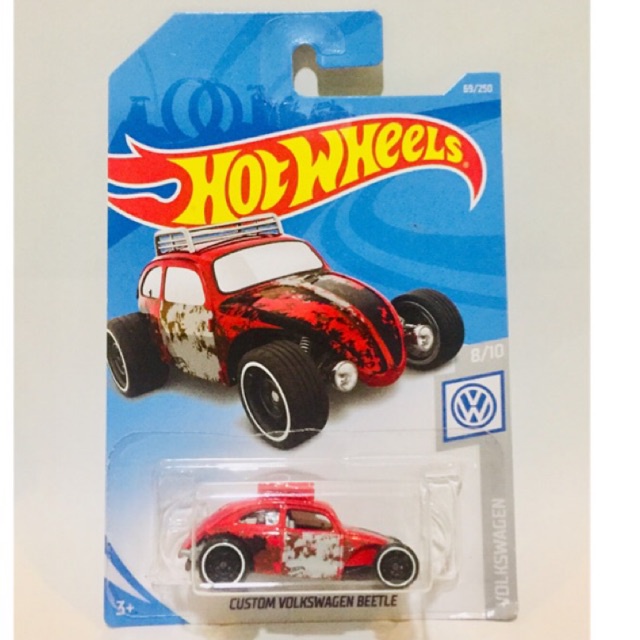 HOT WHEELS VOLKSWAGEN 風火輪定制大眾甲殼蟲紅 蝦皮購物