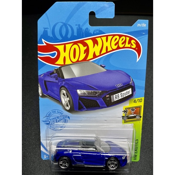 78車庫 現貨 1 64 Hot Wheels 風火輪 Audi R8 Spyder 奧迪 蝦皮購物