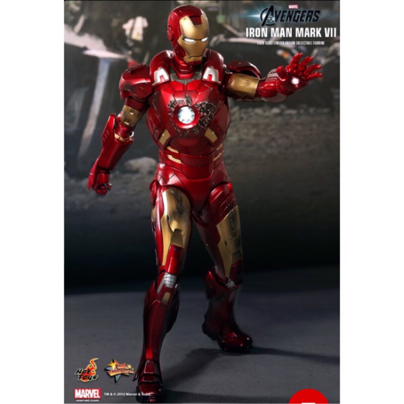 現貨 HOT TOYS MMS 鋼鐵人 正版 全新未拆 馬克 MK 蝦皮購物