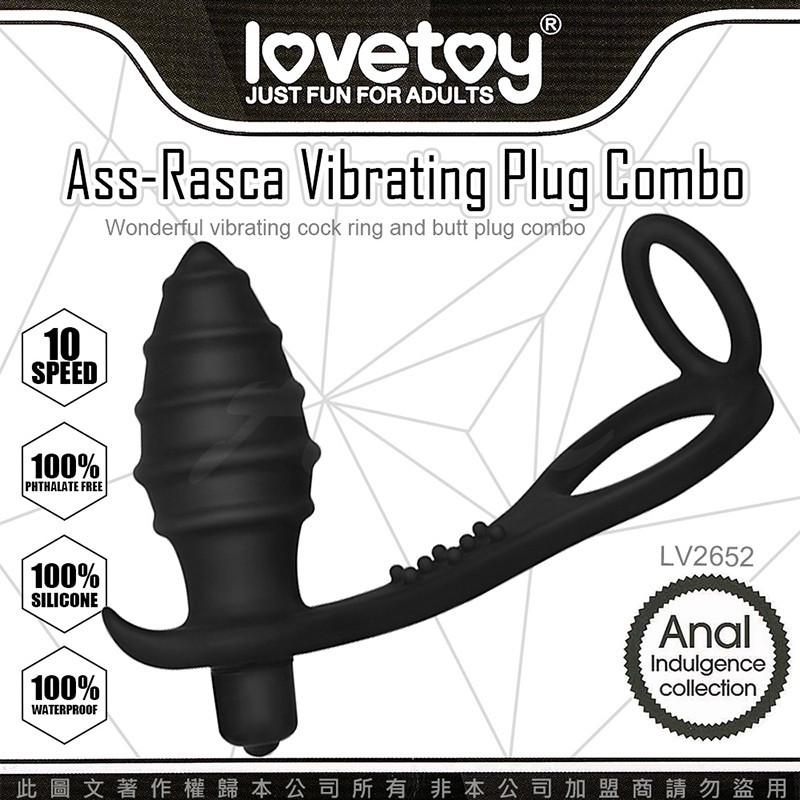 Ass Rasca Vibrating Plug Combo Lv