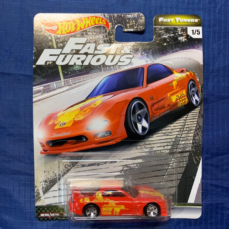 Hot wheels 風火輪小汽車 premium fast furious Mazda RX FD 蝦皮購物