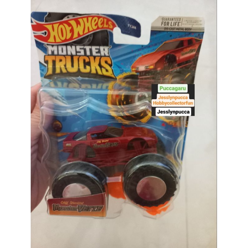 Hot Wheels Hotwheels Merah Monster Trucks Monster Vette