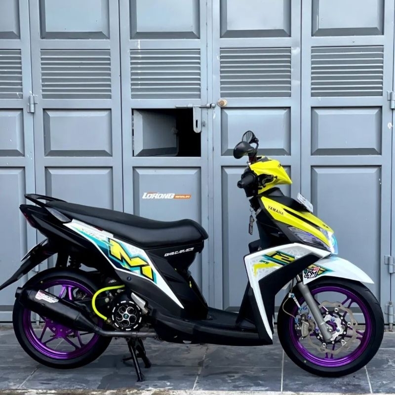 Putih Striping Lis Ori Yamaha Mio M Mi