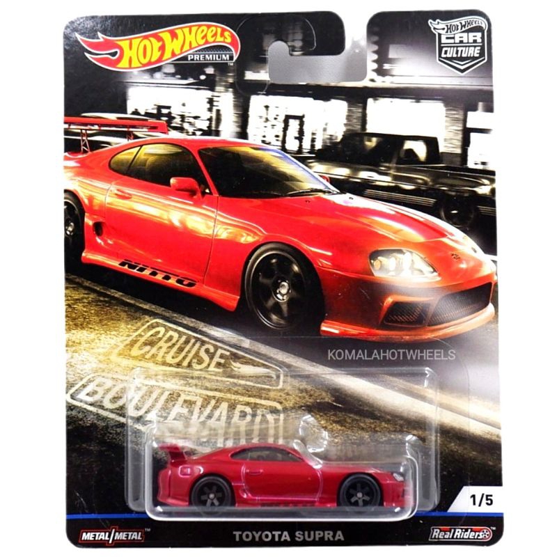 HOT WHEELS 豐田 Merah 風火輪 Toyota Supra Red Premium Cruise Boul 蝦皮購物