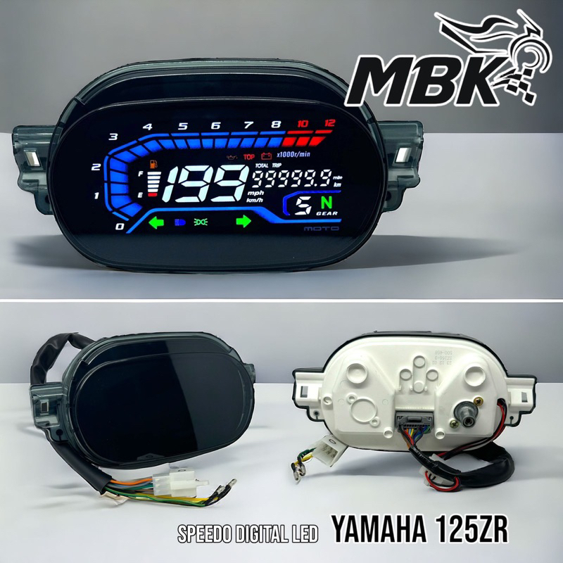 山葉 數字車速表 Y125ZR Y125Z F125Z Spido Spedo Speedo 計步器計步器 Yamaha 蝦皮購物