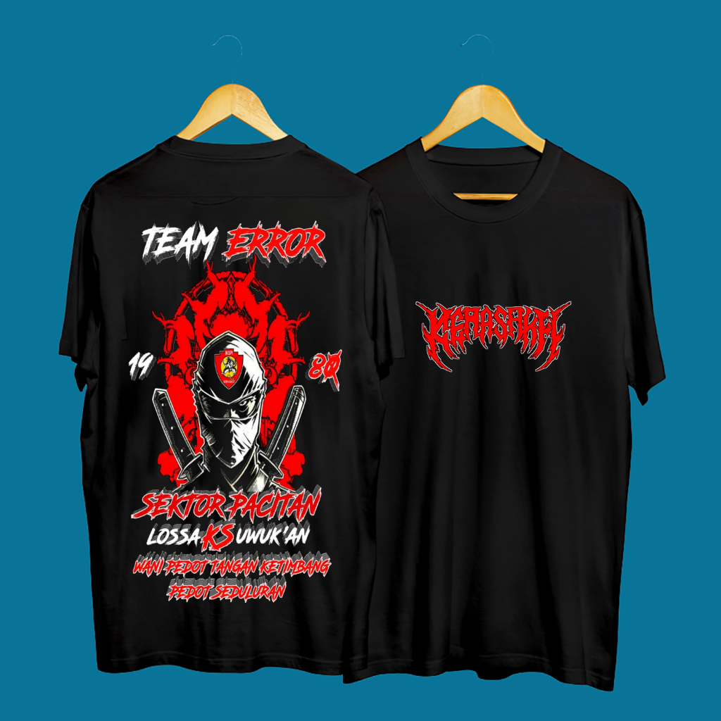 Kaos T Baju Distro Pencak Silat Sogan Kera Sakti Team P