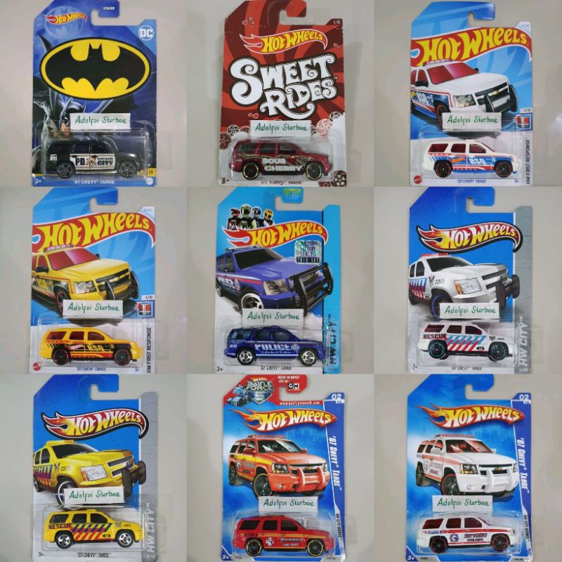 HOT WHEELS Hotwheels 風火輪 07 checky tahoe 警察硬件城市工程救援 hwpd 版 s 蝦皮購物