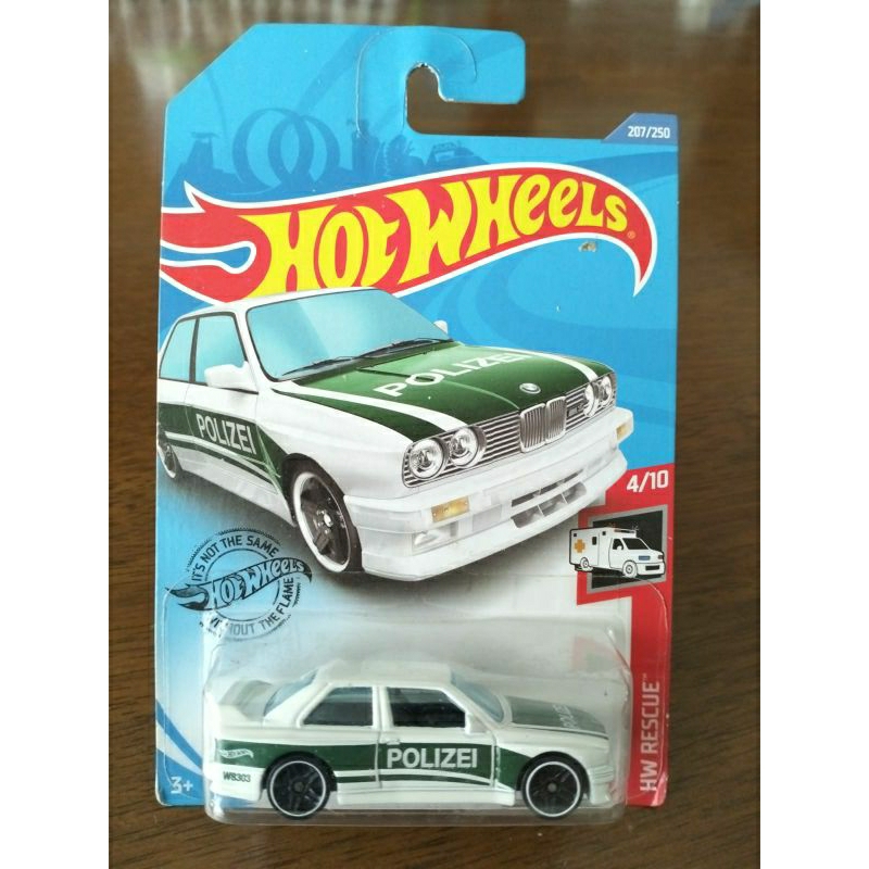 HOT WHEELS 風火輪 BMW M3 Polizei 蝦皮購物