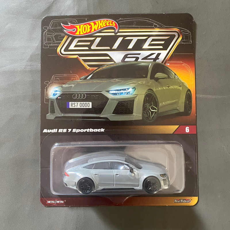 HOT WHEELS 風火輪收藏家 Elite64 奧迪 RS7 運動背 蝦皮購物