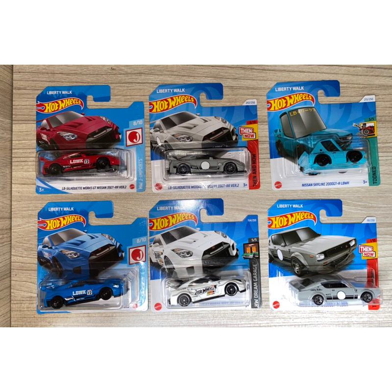 HOT WHEELS 風火輪 Nissan Skyline R32 R33 R35 GTR Silvia S15 LBW 蝦皮購物