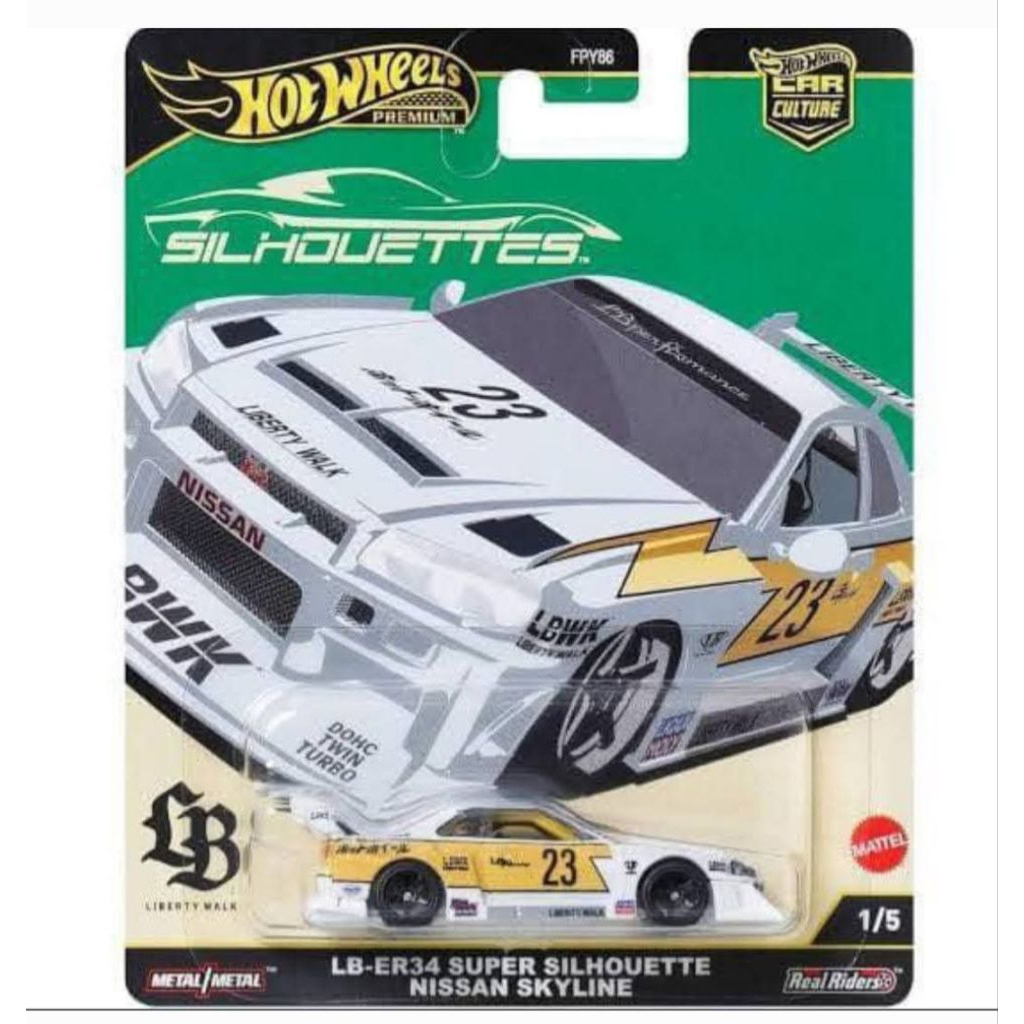 HOT WHEELS 風火輪高級汽車文化 LB ER R 超級輪廓 NISSAN SKYLINE NO 白 蝦皮購物