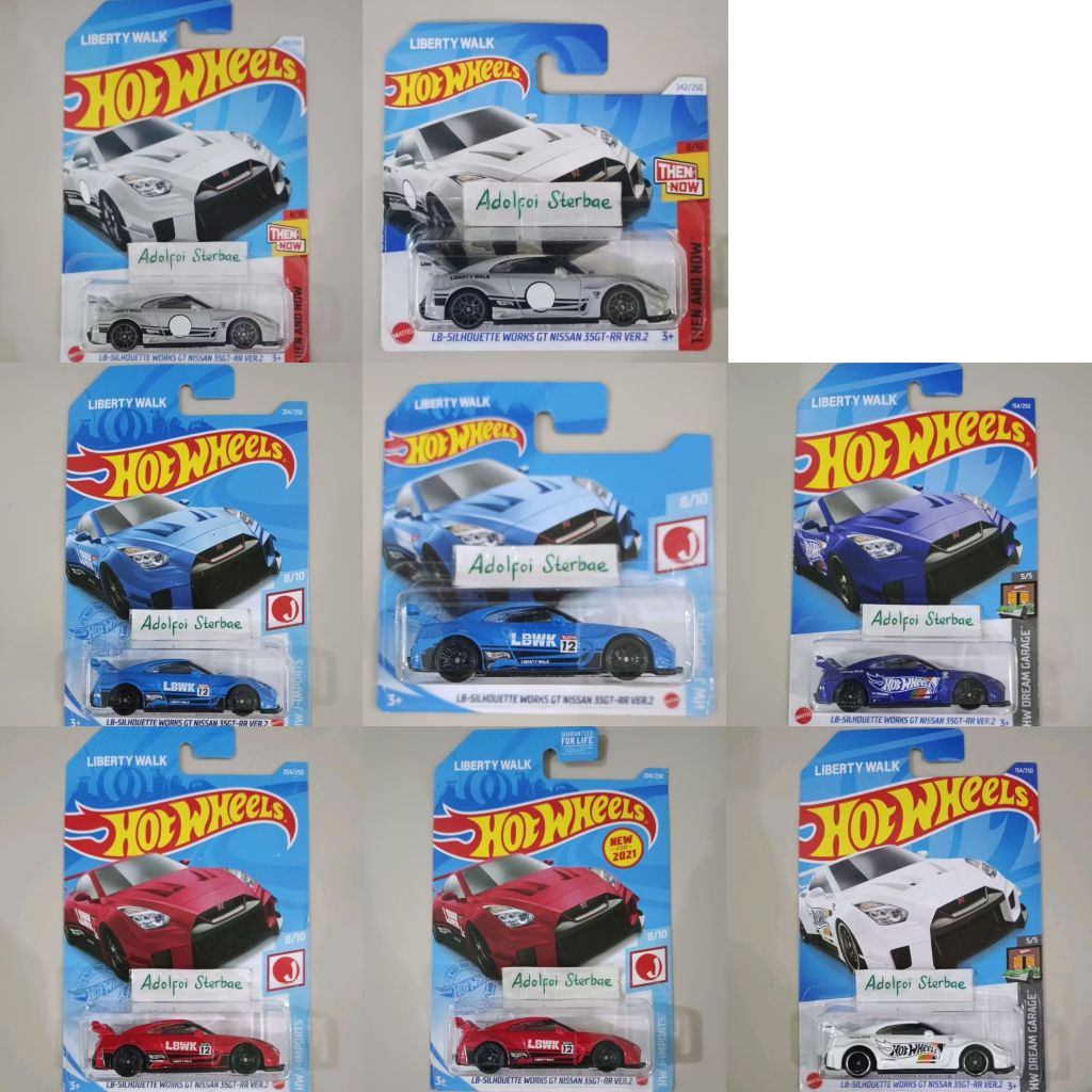 HOT WHEELS NISSAN Hotwheels 風火輪磅剪影作品GT日產 GT RR ver 短卡短卡hw 蝦皮購物