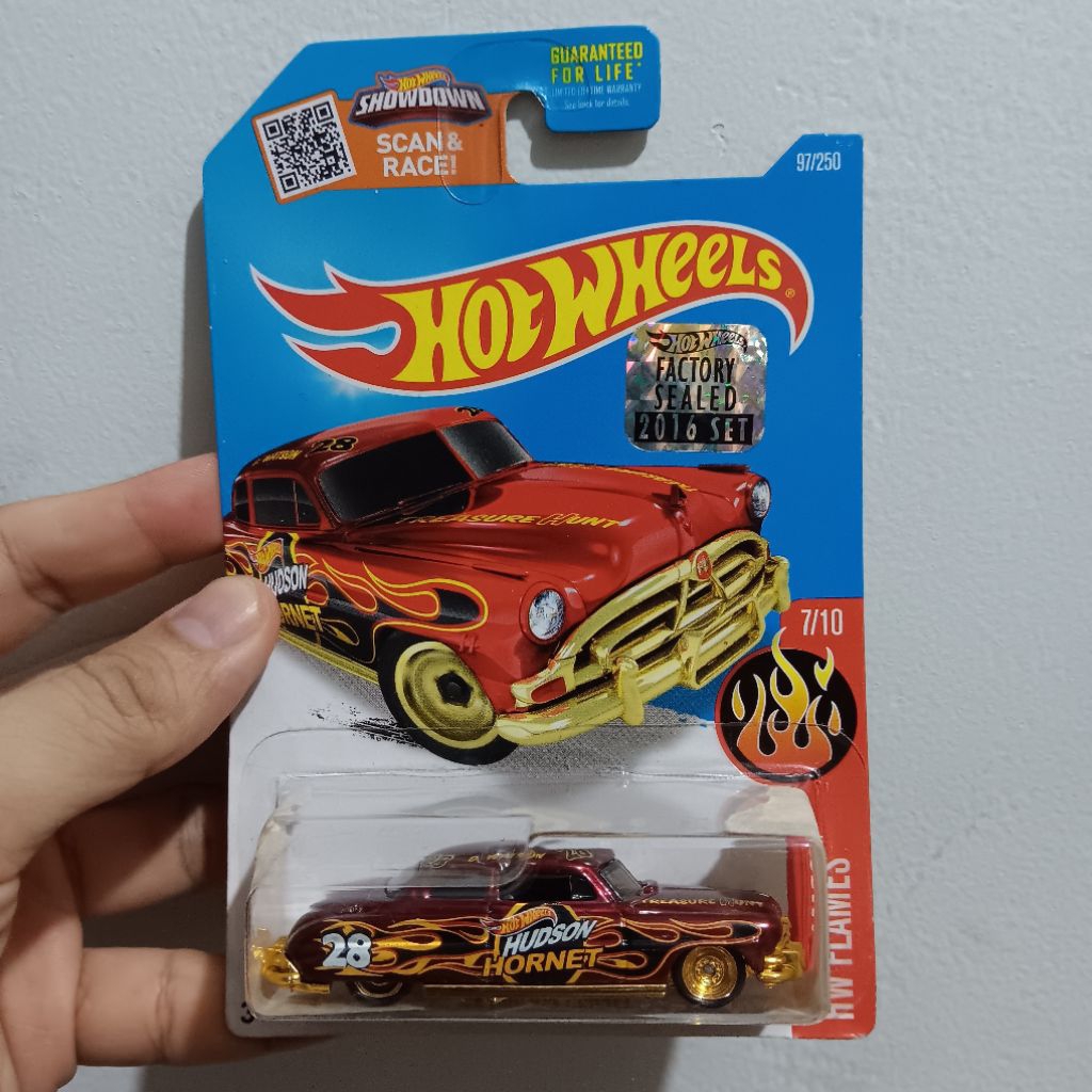 HOT WHEELS 風火輪工廠密封超級尋寶 2016 年 HUDSON HORNET 蝦皮購物