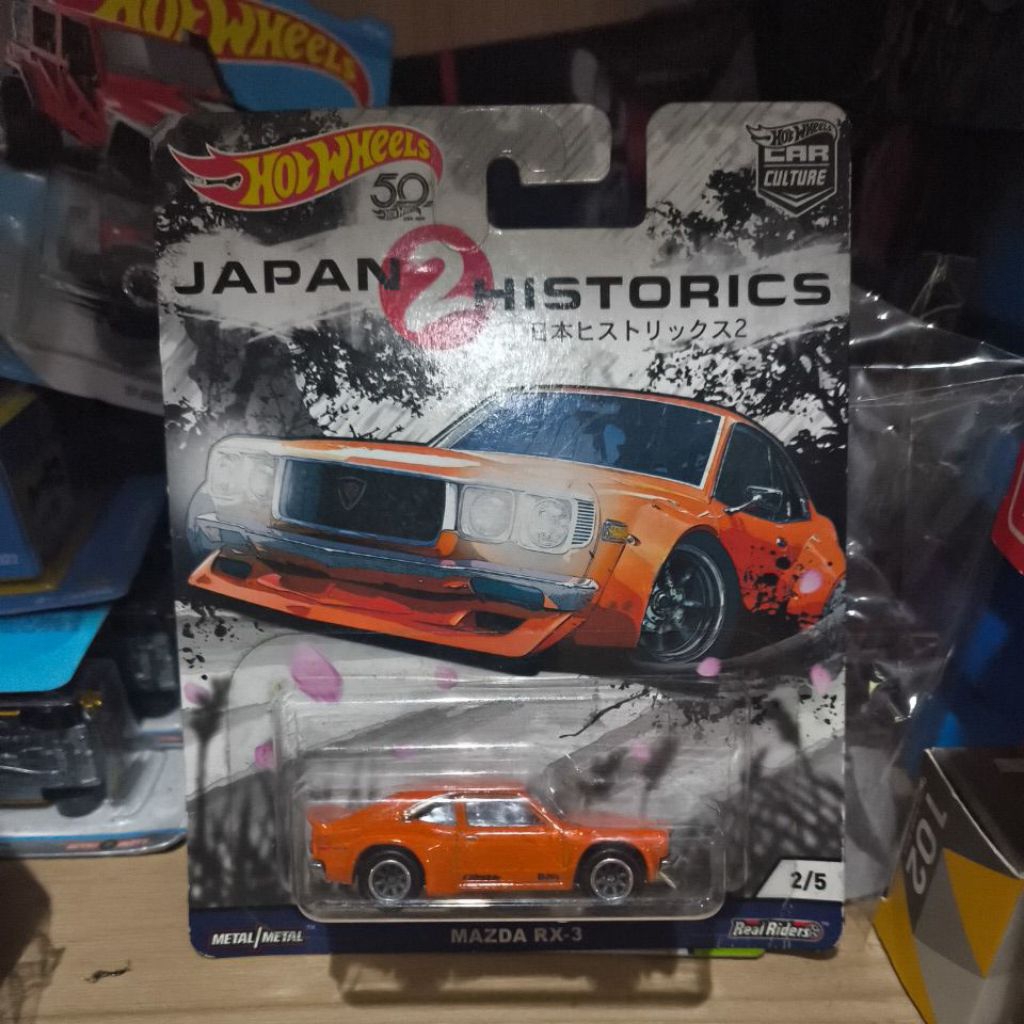 MAZDA HOT WHEELS 風火輪馬自達 RX 3 橙色日本歷史 2 蝦皮購物